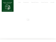 Tablet Screenshot of haus-teltrop.de